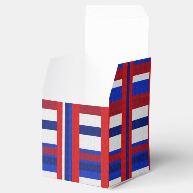 Caixinha De Lembrancinhas Xadrez Patriot (Aberto)