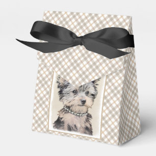 Caixinha De Lembrancinhas Yorkshire Terrier Puppy Pintura Original