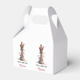 Caixinha De Lembrancinhas You Are My Queen Chess Valentine's Day
