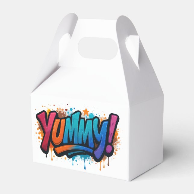 Caixinha De Lembrancinhas Yummy! Favor Box (Frente)
