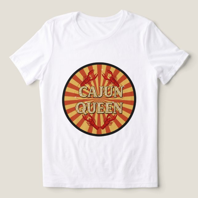 Cajun Queen Peando Crawfish Tee! ✨ 👑 (Design frontal)