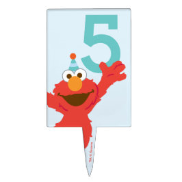 Cake Picks Elmo - Cupcake e Confetti 5 de Aniversário