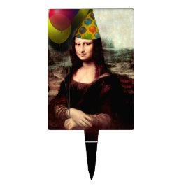 Cake Topper Parabéns Mona Lisa