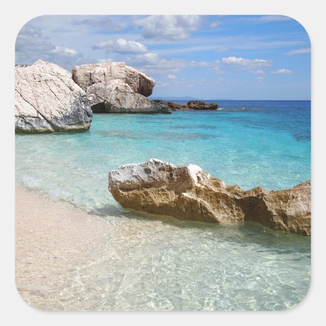 Cala Mariolu praia, sanita adesivo (Frente)