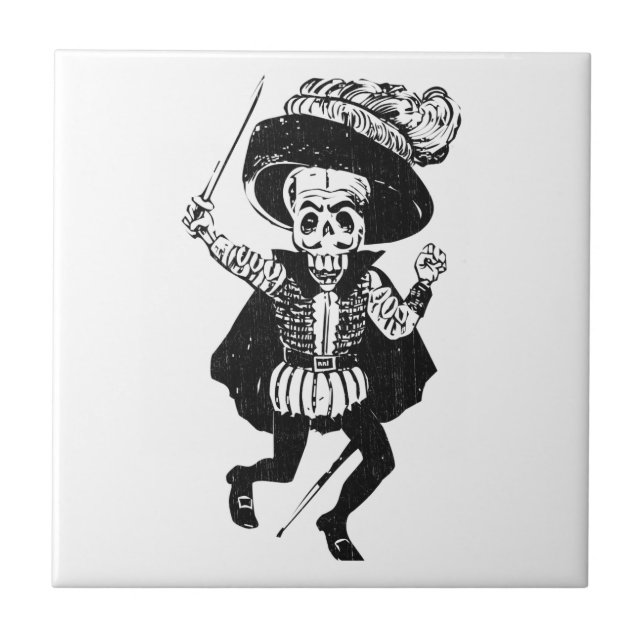 Calaçavera Pirata Esqueleto Posada (Frente)