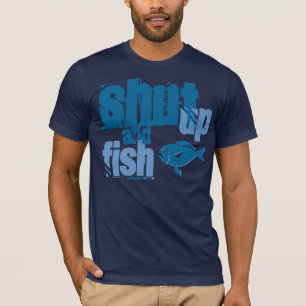 Calado e peixe - Camisas de Pesca Engraçadas