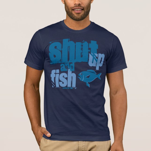 Calado e peixe - Camisas de Pesca Engraçadas (Frente)