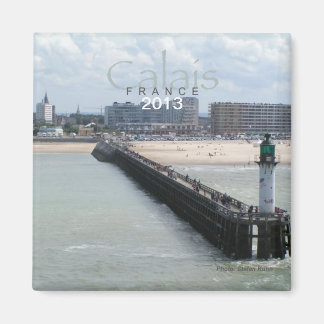 Calais França Foto Viagem Souvenir Imã de geladeir