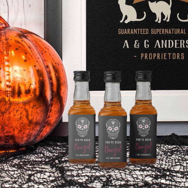 Calavera Skull Você Foi Boozado Halloween (Criador carregado)