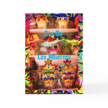 Calaveritas de Azucar, Cartão Saudável de 5" x 7"