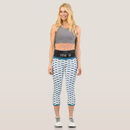 CALÇA CAPRI DE CINTURA ALTA PERSONALIZADA "PRETA"