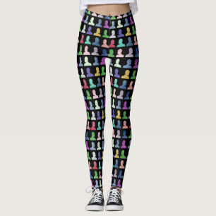 Calça legging com desenho de Capoeira
