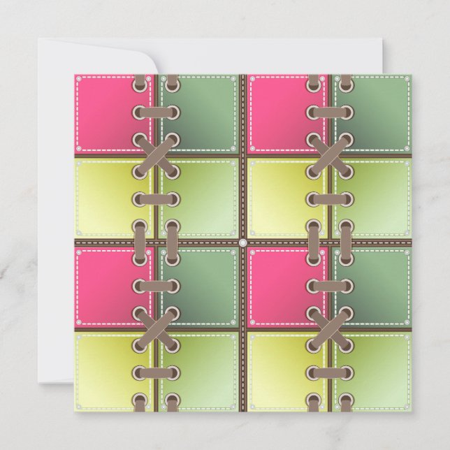 calçado laca moda rosa e verde (Frente)