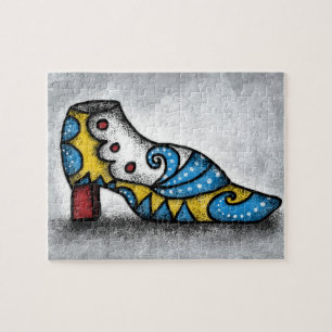 Calçado vitoriano Jigsee Quebra-cabeça