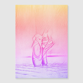 Calçados balés Cartão Magnético Rainbow Ballerina