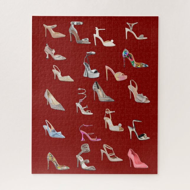 Calçados de moda de Quebra-cabeça de salto alto (Vertical)