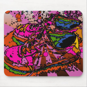Calçados psicodélicos Mousepad