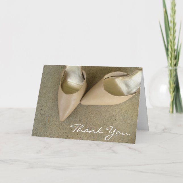 Calçados Tan Obrigado Cartões (Frente)