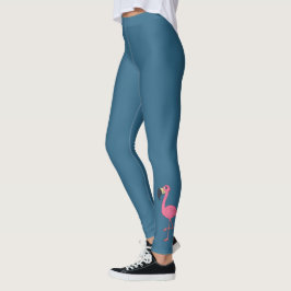 Calças Leggings de Flamingo