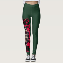 Calças Leggings Lições de Mulher Gorila Chefe