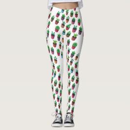 Calças Leggings para Amantes de Plantas