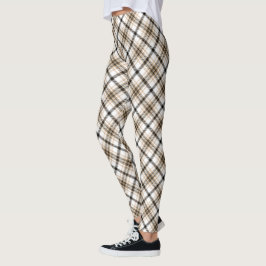 Calças Leggings Xadrez