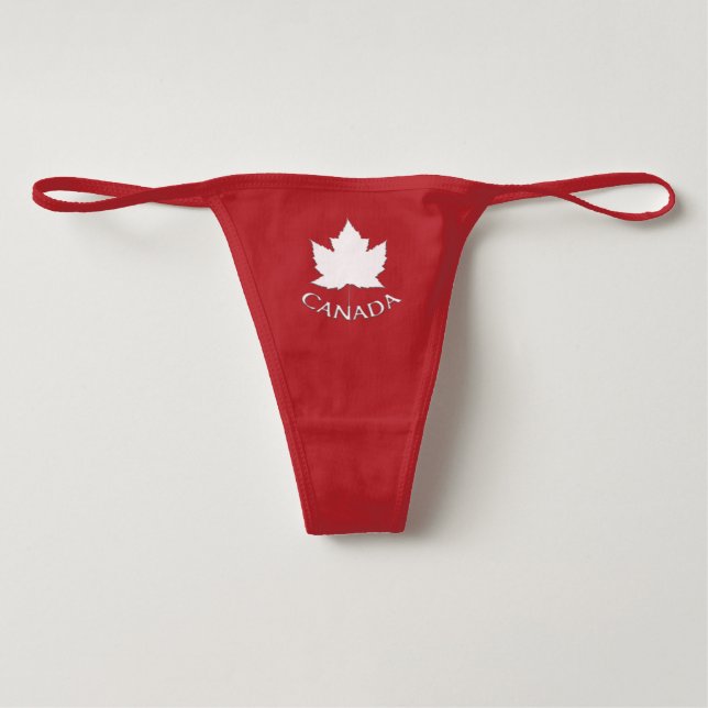 Calcinha Fio-dental Roupa interior da tanga do Canadá das mulheres dos (Frente)