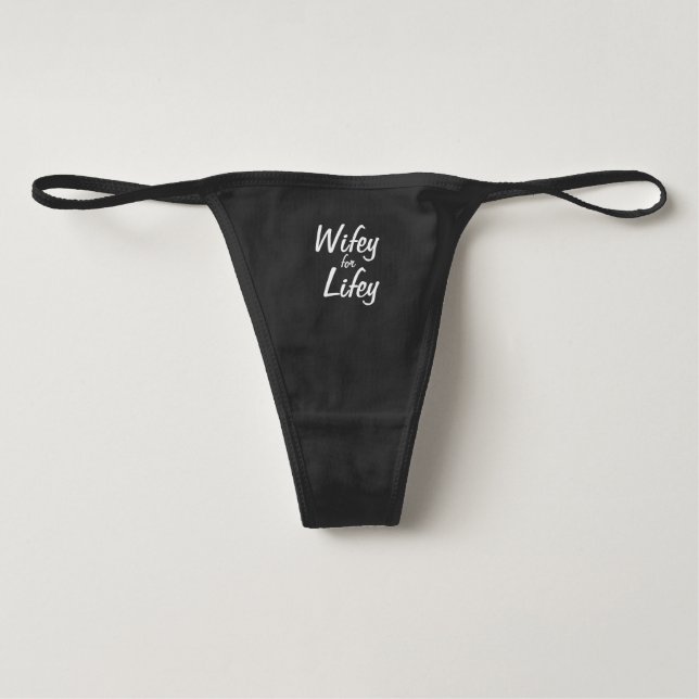 Calcinha Fio-dental Wifey para Lifey Thong (Frente)