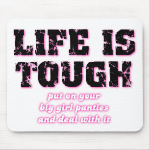 Calcinhas grandes Mousepad engraçado da menina