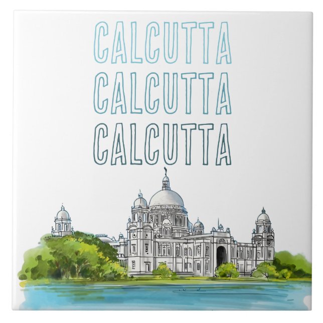 Calcutá "Memorial Victoria" Kolkata Bengali (Frente)