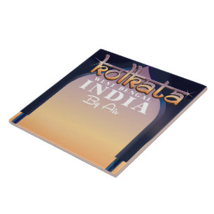 Calcutá - poster de férias na Índia de Bengala Oci