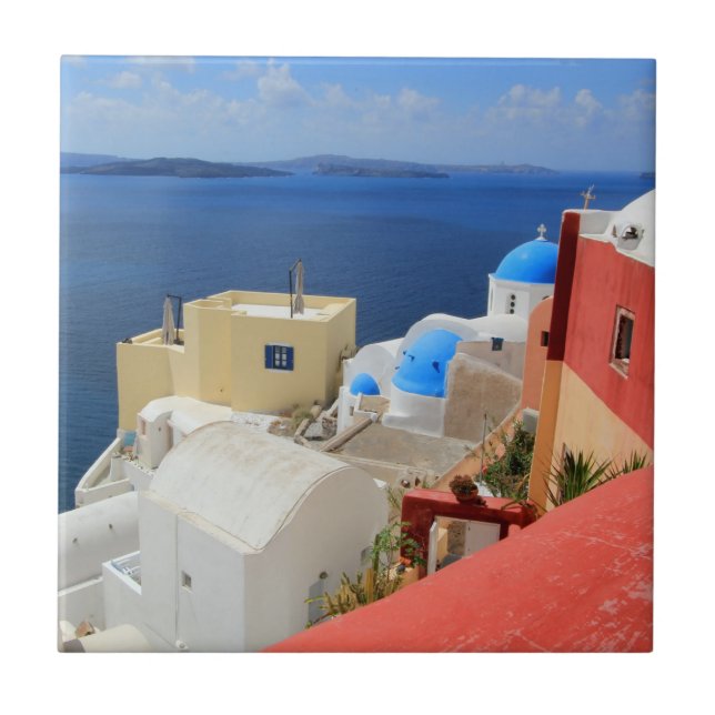 Caldera, Oia, Santorini, piscina (Frente)