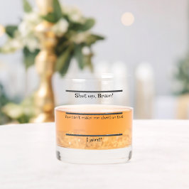 "Cale-Se Cérebro" Engraçado Citação Texto Preto