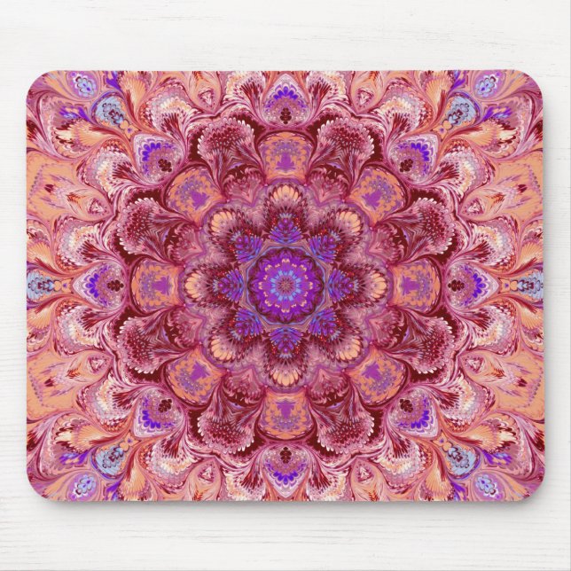 Caleidoscópio Mousepad da mandala (Frente)