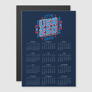 Calendar USA 250 – 1776 to 2026 Pixel Art