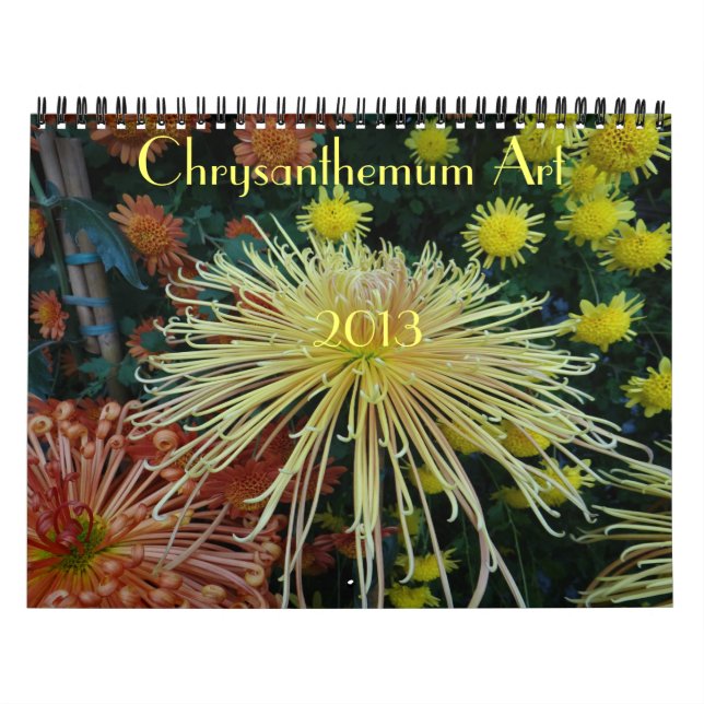 Calendário 0 2013 Arte Chrysanthemum (Capa)