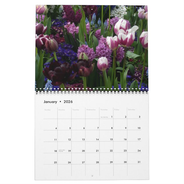 Calendário 0 Tulip Art (Jan 2026)