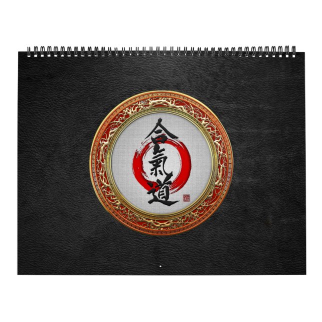 Calendário [100] Caligrafia japonesa - Aikido (Capa)