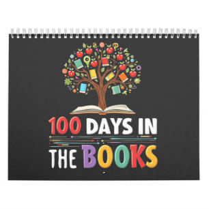 Calendário 100 dias nos Livros Dias do Professor de Livros Es