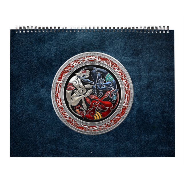 Calendário [100] Tesouros Celtas - Três Cães em Prata (Capa)