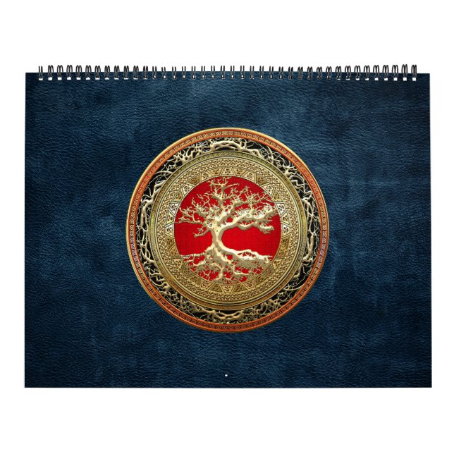 Calendário [100] Treasure Trove: Árvore Celta da Vida [Dourad (Capa)