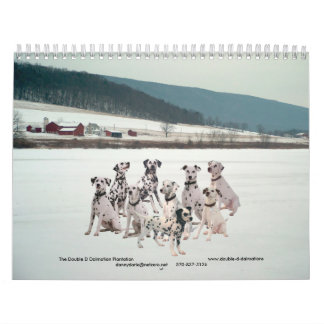 Calendário 11-2008_02, Dalmatian dobro de D… - Personalizado
