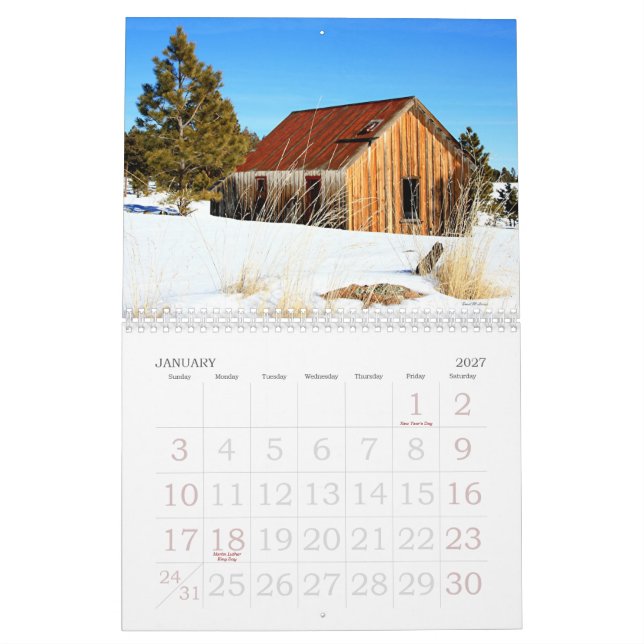 CALENDÁRIO 12, AS MONTANHAS BRANCAS (Jan 2027)