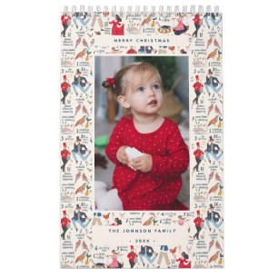 Calendário 12 dias de natal Foto