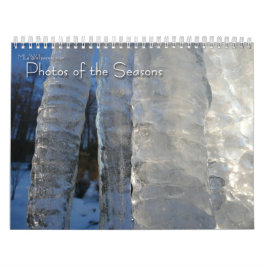 Calendário 12 Meses de Fotos das Estações, 1ª Edição
