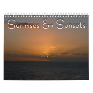 Calendário 12 meses de Nasceres do sol e Pôrs do sol, 4ª ed