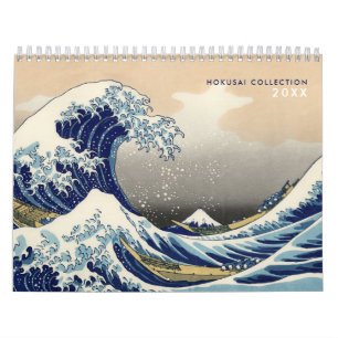 Calendário 12 meses Hokusai Collection Fine Art