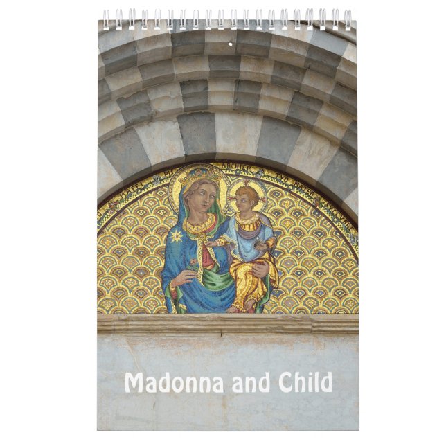 Calendário 12 meses Madonna e Criança (Capa)