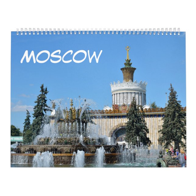 Calendário 12 meses Moscou VDNKh (Capa)