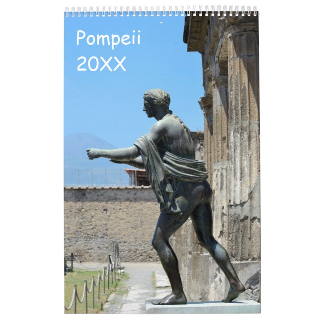 Calendário 12 meses Pompeia, Itália (Capa)